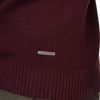 Πλεκτό με στρογγυλή λαιμόκοψη KNIT 8011 Aubergine