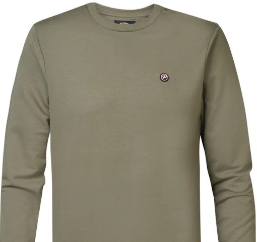 φούτερ με λαιμόκοψη Swr0026165 Khaki (2).