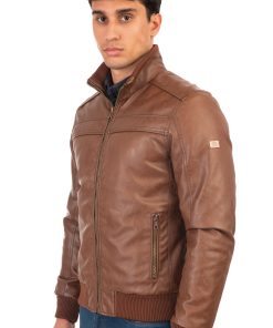 Eco leather μπουφάν Mljk 2020 Camel (3)