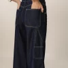 Γυναικείο Wide leg jean Carpenter WP D JNS W24 003 DK Blue Denim (3)